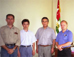Встреча с Президентом Абхазии, 1994 г. 